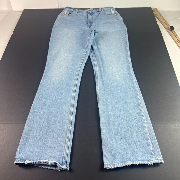 Abercrombie Fitch Jeans Womens 28x30* Vintage Flare High Rise Blue Denim Tag 28S - Picture 1 of 16